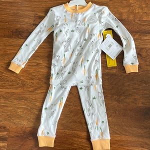 Burt’s bees 2T bunny pjs